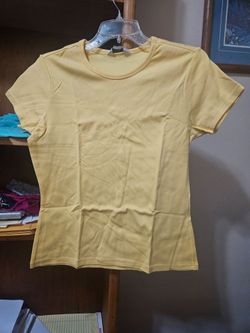 George Yellow S/S Crewneck Tee Medium Vintage