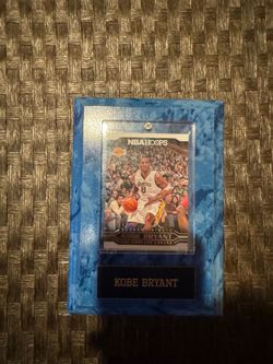 Kobe Bryant mounted display