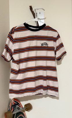 Welcome Skateboards Blend Stripe T-Shirt – Size Medium