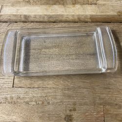 Glass Butter Dish Tray