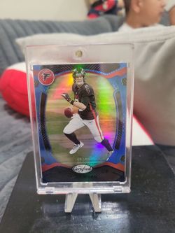 Matt Ryan certified   teal mirror number 27/75 football card