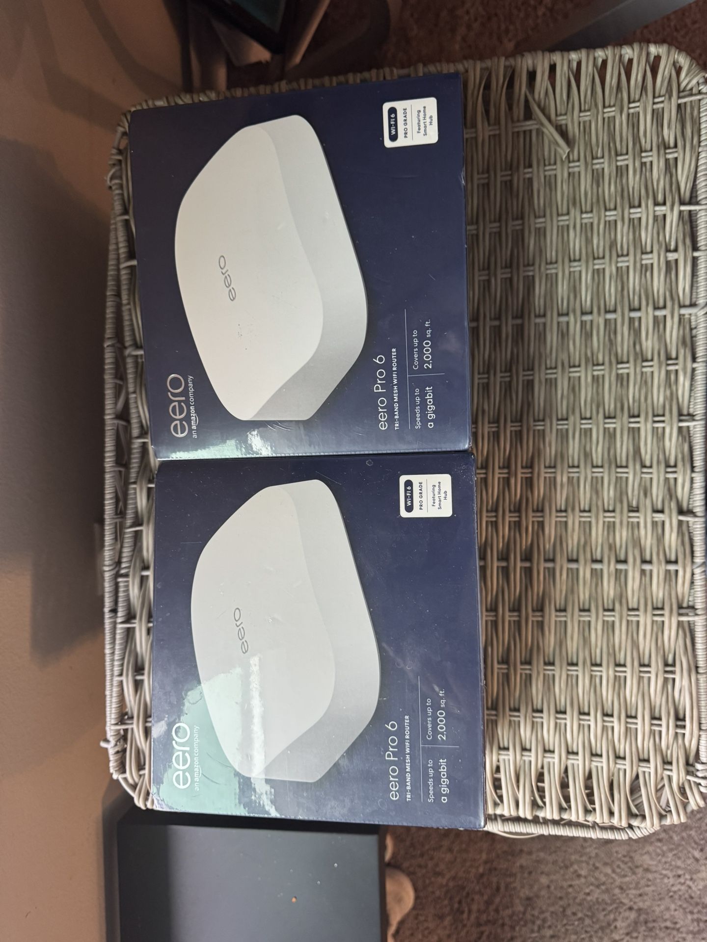 2 eero Pro Tri-Band Mesh WiFi 6 Routers Pro Grade