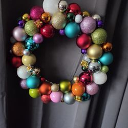 Christmas Ornament Wreath