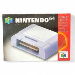nintendo 64 controller pak Memory Card OEM authentic Sealed Box NIB