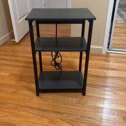 End Table With Charging Strip
