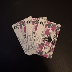 BAPE STORE New York 15th Anniversary MetroCard & MTA MetroCard 2021 Lot