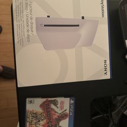 PS5 Detachable Disk Drive/Deadpool PS4