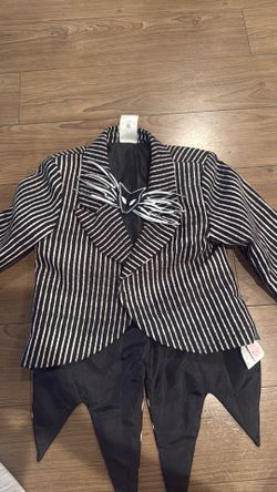 Kids Jack Skeleton costume coat