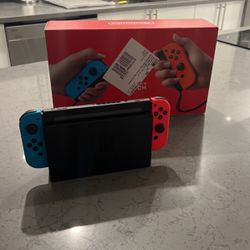Nintendo Switch Red/Blue Great Condition