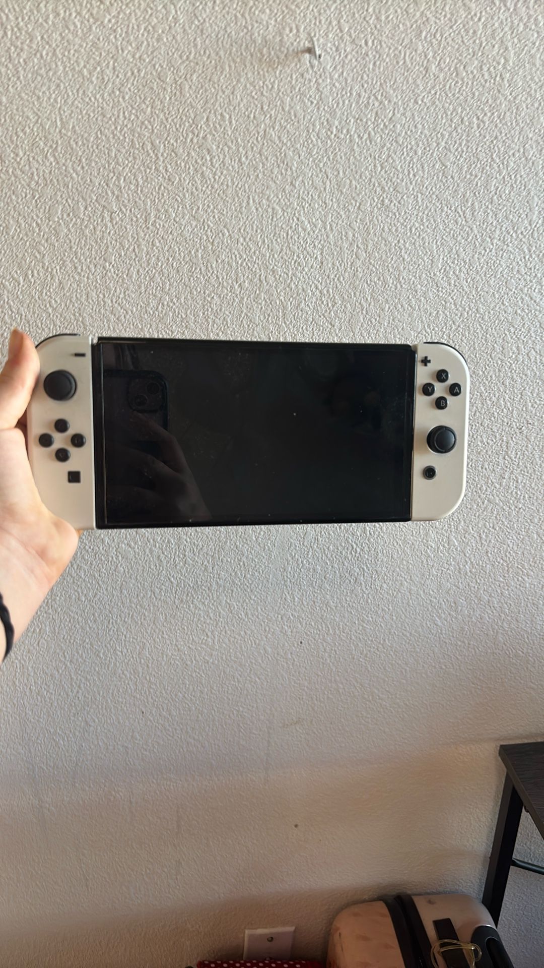 White Oled Nintendo Switch With Mario Cart