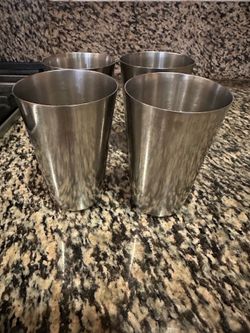6 stainless steel tumblers