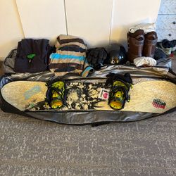 Snowboard and Accessories 