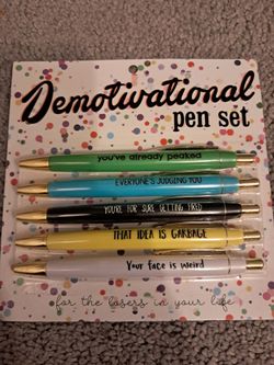 Demotivational pen set MISB