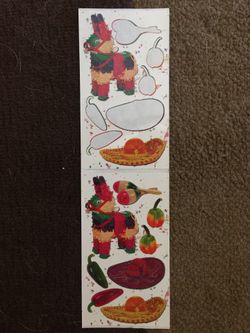 Mexican Fiesta Scrapbook Stickers