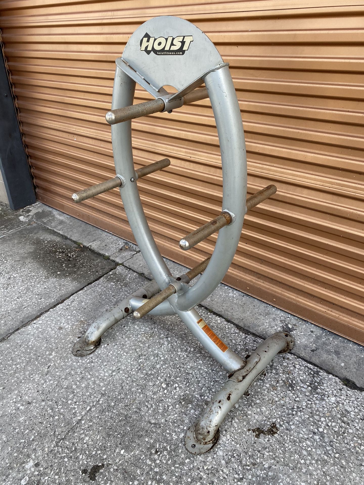 Hoist Commercial Olympic Weight Plate Tree