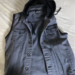 Rude Brand Vest Hoodie