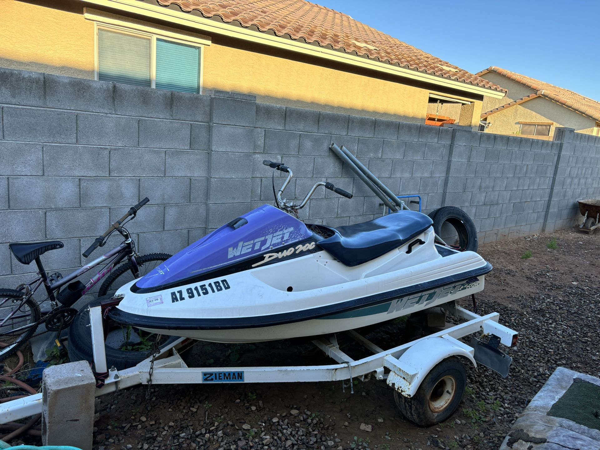 Wet Jet  Duo-200 Jet Ski Made By Mastercraft Boats