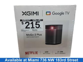 Xgimi Mogo 2 Plus Black Home Media Projector