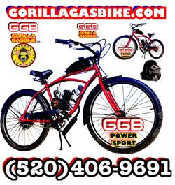 NEW FULLY MOTORIZED BIKES STARTING AT $399.99 100 mpg 30+ mph keep it under 20 mph Wear h