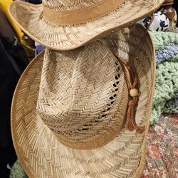 Olé Headwear Natural Fiber Straw COWBOY Hat Fits New 2 available 