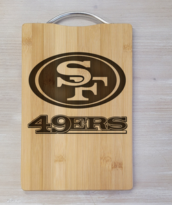 SF 49ERS Laser Engraved Cutting Board