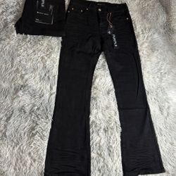 Flared Purple Jeans