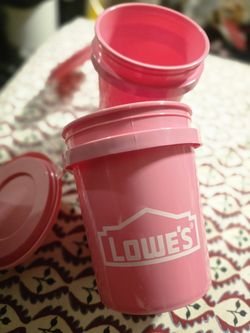 2 Mini LOWES BUCKET with Lid