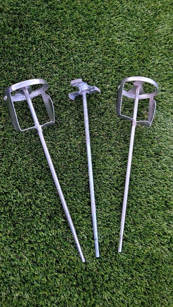3 Mixers 1/4" Thick, 10-1/2" Long