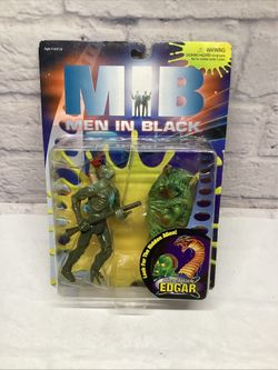 MEN IN BLACK Vintage Alien Attack Edgar MIB Action Figure Sealed Galoob 1997