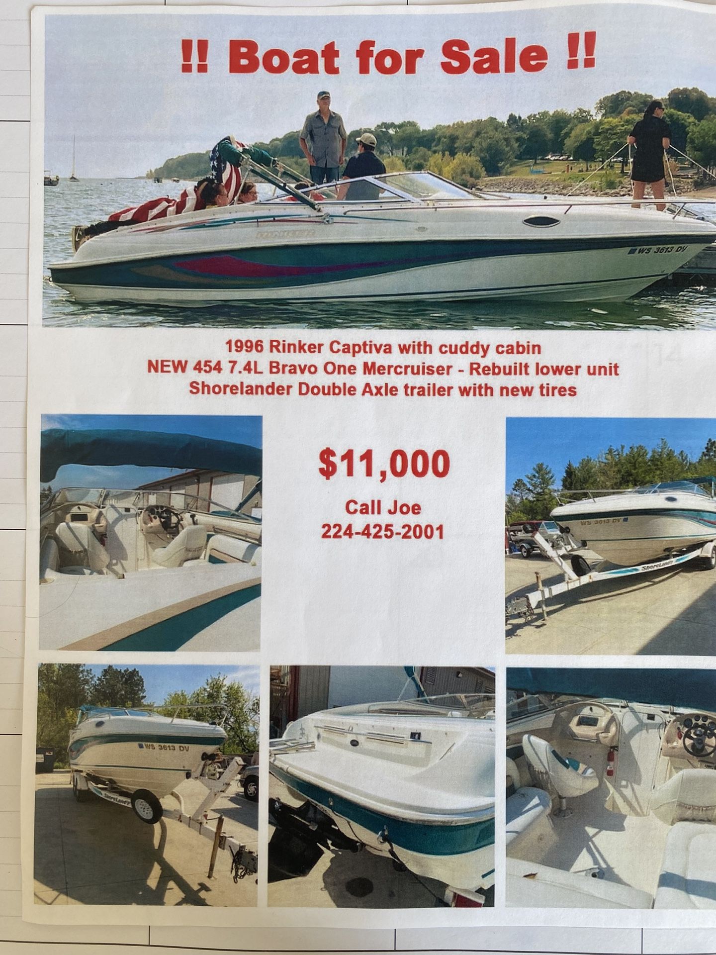 Rinker Boat For Sale