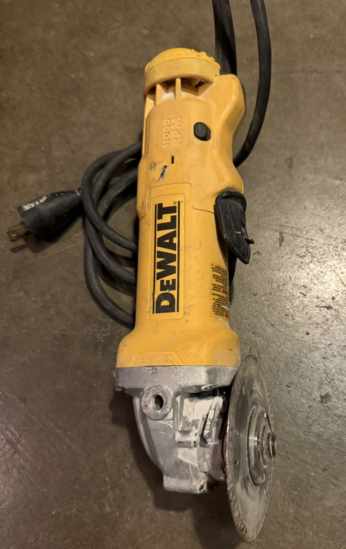 DeWALT corded Angle Grinder