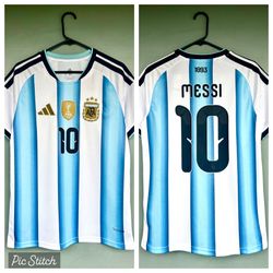 Messi Argentina World Cup Jersey S M L XL XXL