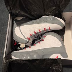 Jordan 9s Fire Red 
