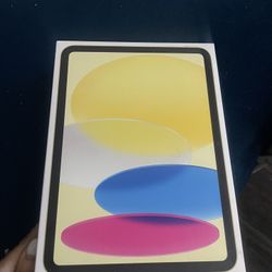 Yellow iPad 64gb 10th Wi-Fi