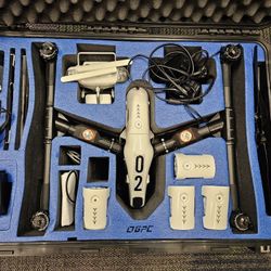 DJI Inspire 1 Drone, Camera, Remote With 5 Batteries, Osmo Camera, 