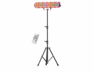 DJ Party Lights with Stand,60W Dj Lights for Parties Stage Party Light Set Party Bar Light Package with Sound Activated Control,Strobe, Dyeing,Led Par