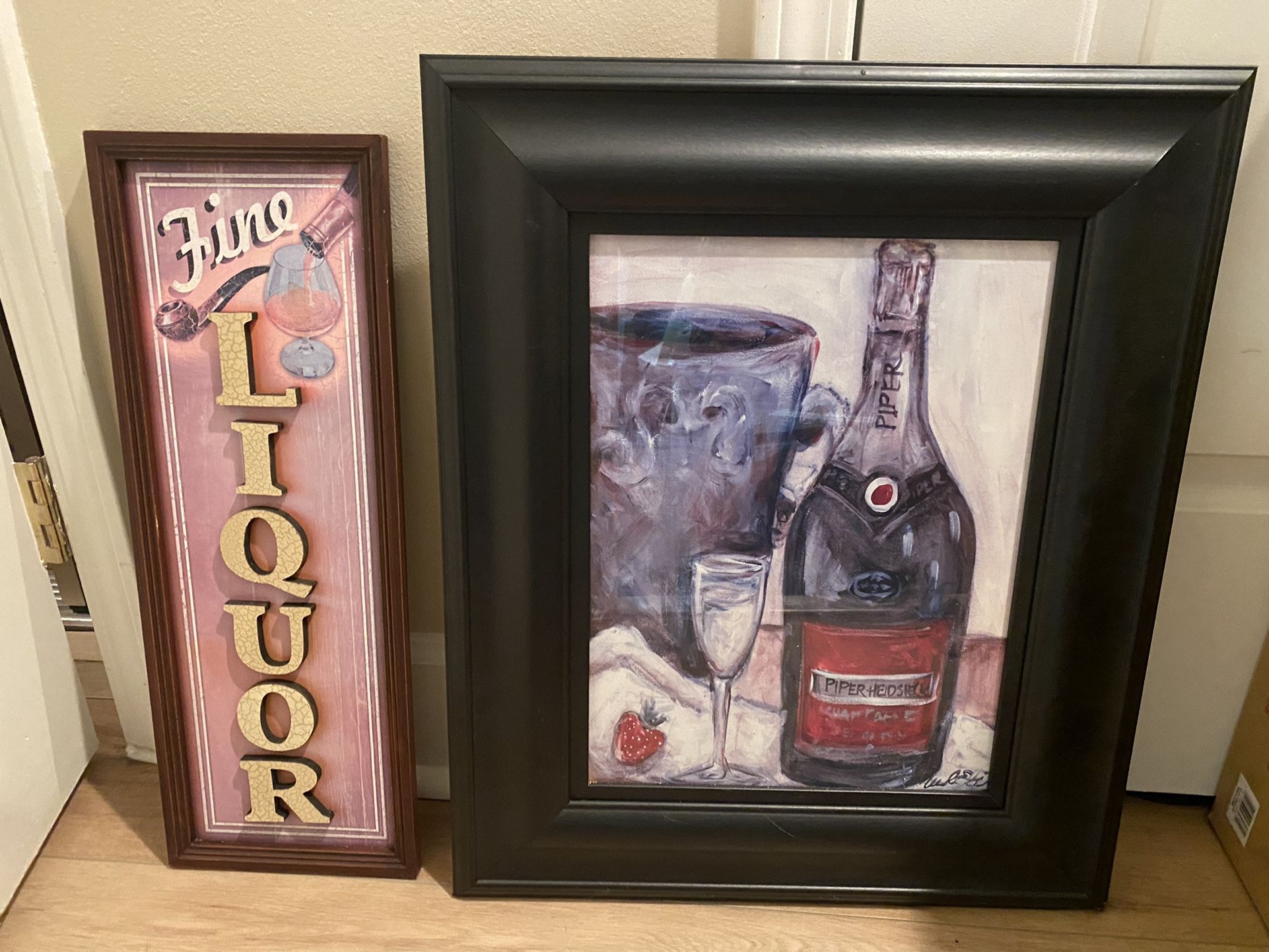 Wine & Fine Liquor Signs