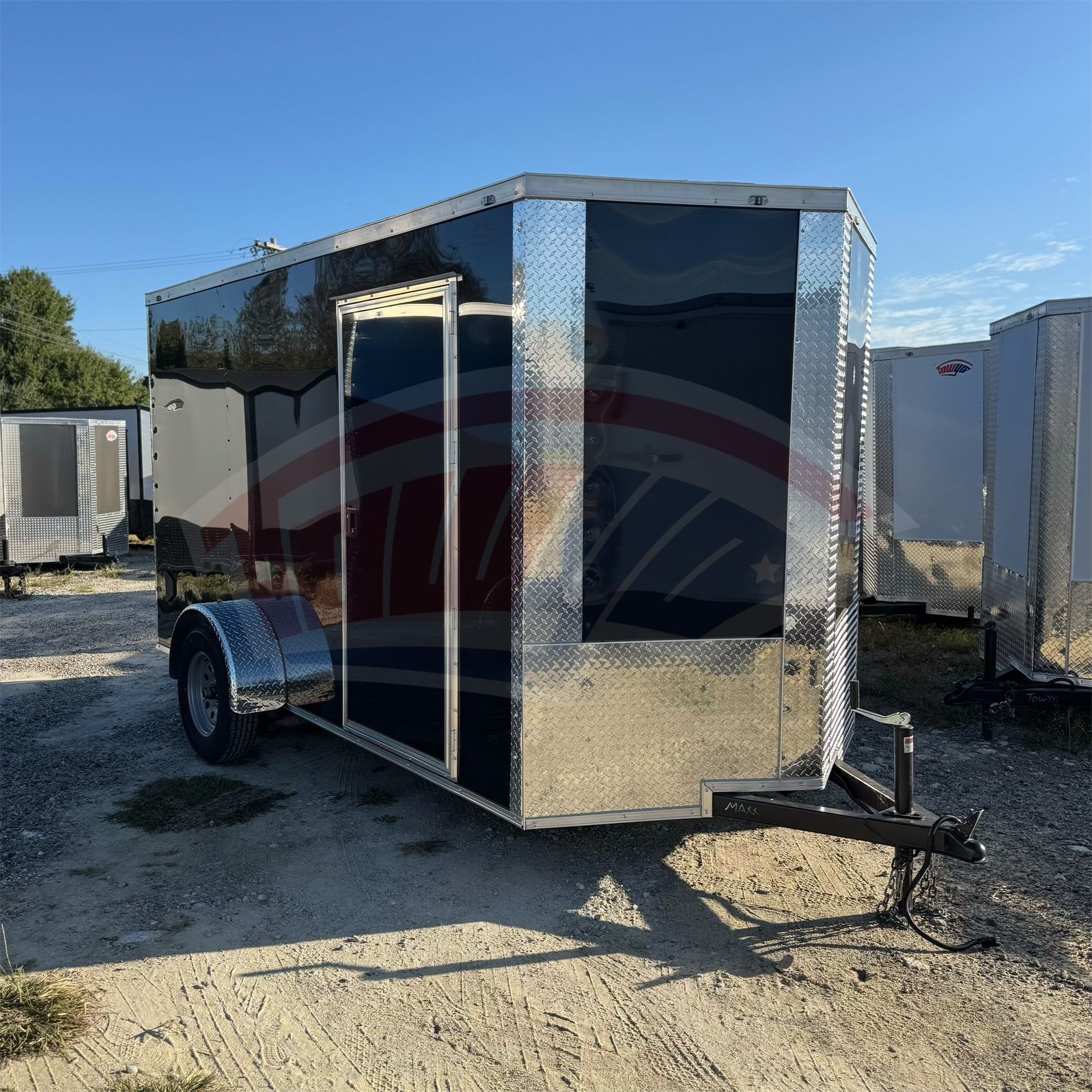 6 X 12 Trailer Enclosed Cargo W/ Ramp & .080 Poly Exterior Upgrade