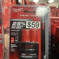 Milwaukee M12 2.5 High Output Cp Battery 
