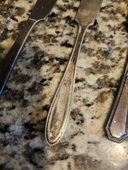 Antique silverware