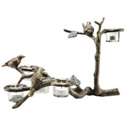 13 - NEW - Metal Birds and Branch Candleholder - $25 Each 