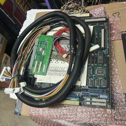 Konami GX System Soccer Superstars 4 Player Kit Arcade Video Game Pcb Board Lot 