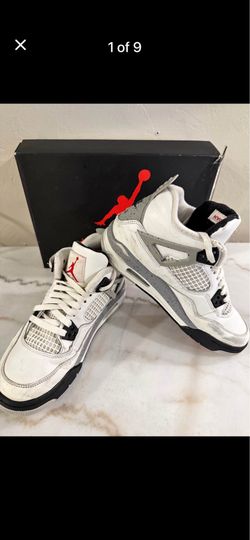 Young boys Air Jordan 4 Retro OG (GS) – Size 7Y – White Cement