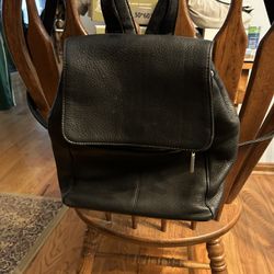 Liz Claiborne Leather Backpack Purse