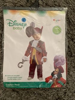 Disney Baby Captain Hook Costume Size 6-12 Months