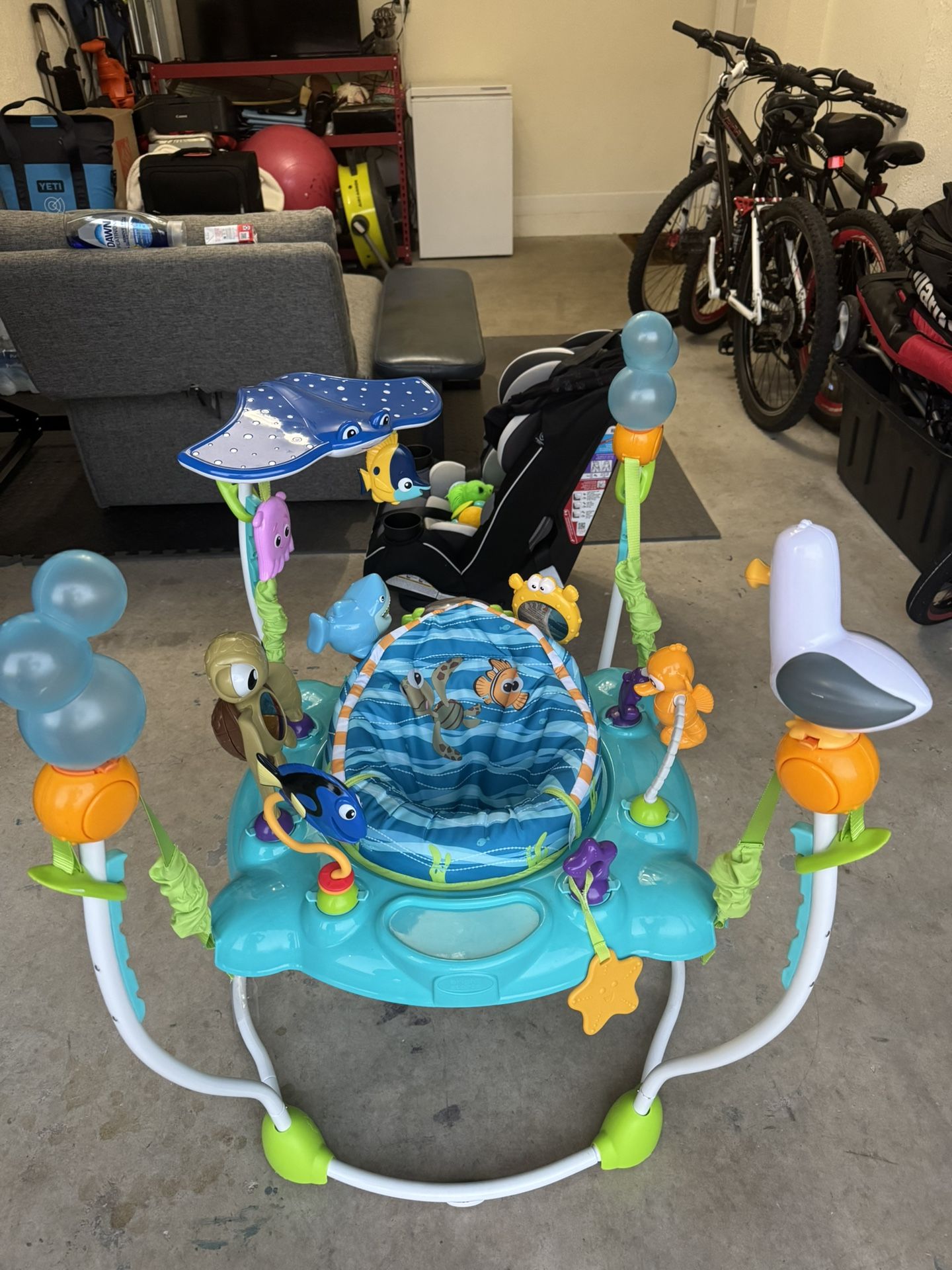 Disney Baby Finding Nemo Adjustable Baby Activity Center Jumper by Bright Starts