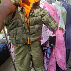 12 Month Weatherproof Coat And Snow Pants