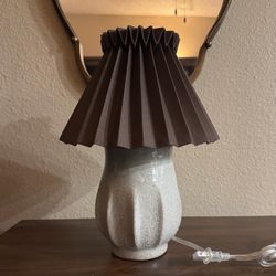 BRAND NEW hearth and hand with magnolia brown shade lamp