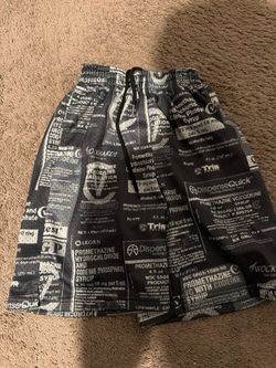 Promethazine Codeine Print Mesh Shorts size small