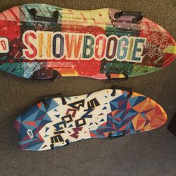 Snow Boogie Boards Both For $40 